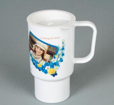 高仿陶瓷杯汽车杯 白盖-WB67168A 实业制造的匠心之选